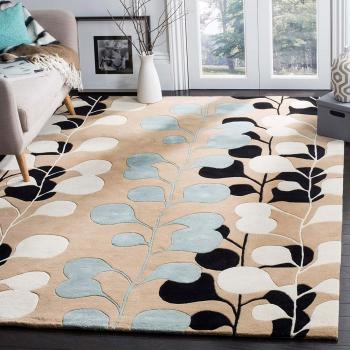 Floral Handmade Woolen Floor Rug Manufacturers in Paramaribo